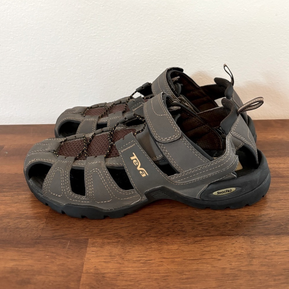 Teva Men's Gray Sport Sandals Forebay 9